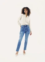 Slim Leg Cargo Jeans