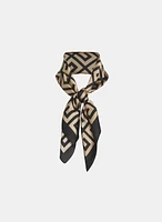 Foulard à motif géométrique