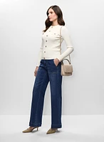 High-Waist Trouser Jeans