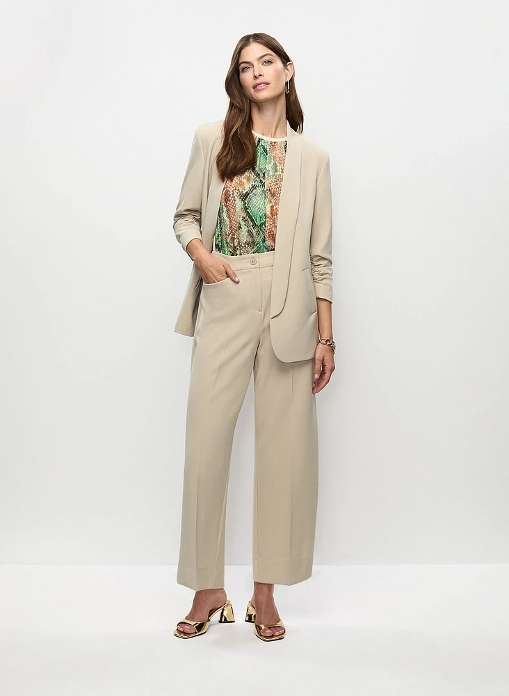 Wide Hem Culotte Pants