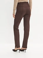 Pintuck Straight-Leg Pants