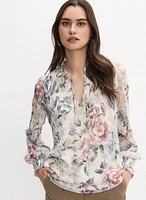 Floral Print Blouse