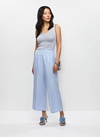 Camisole en tricot léger à effet métallique