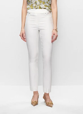 Pantalon à jambe étroite enfiler