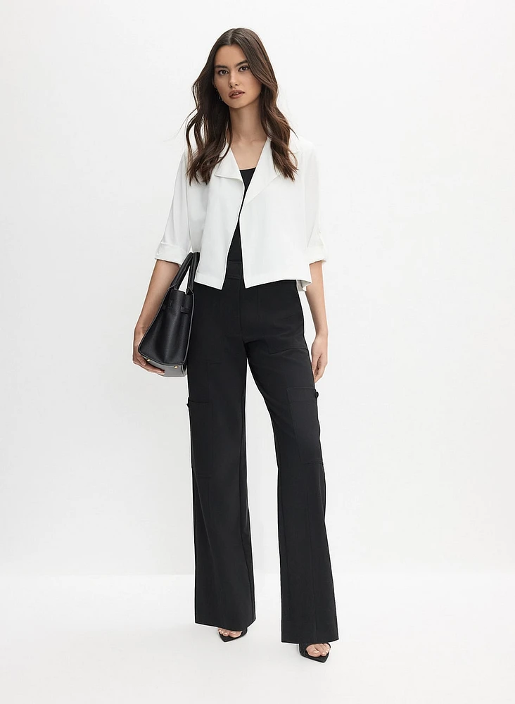 Joseph Ribkoff - Open Cropped Blazer