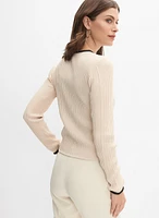 Rib Knit Cardigan