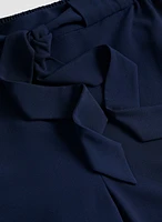 Pantalon ceinturé à enfiler