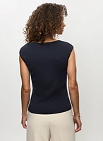 Fitted Cap Sleeve Top