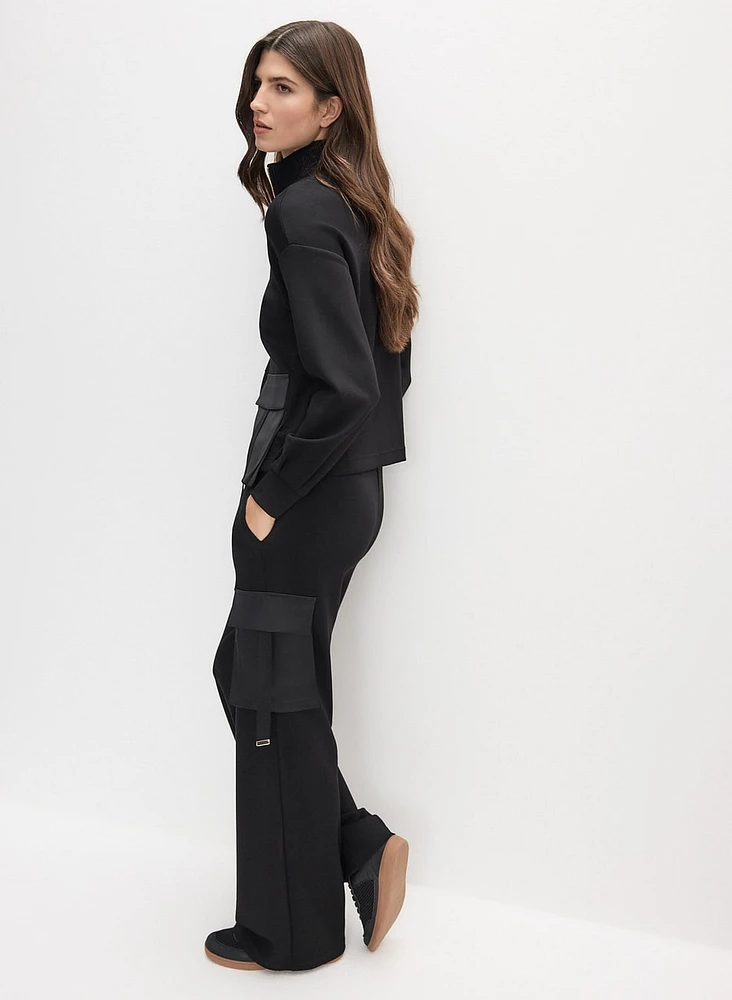 Cargo Pocket Wide Leg Pants