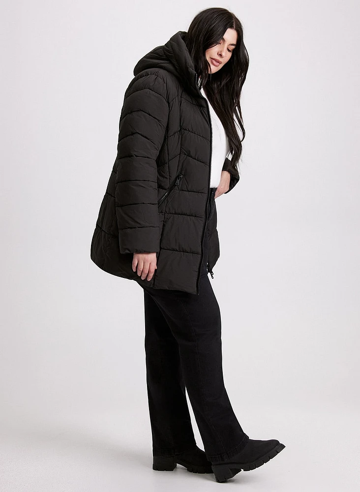 Hooded Puffer Coat