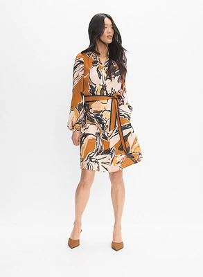 Floral Shirt Dress