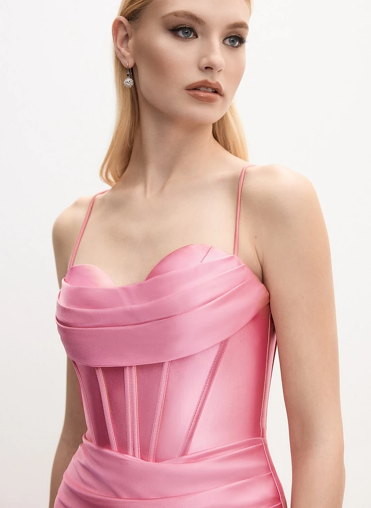 Satin Corset Dress