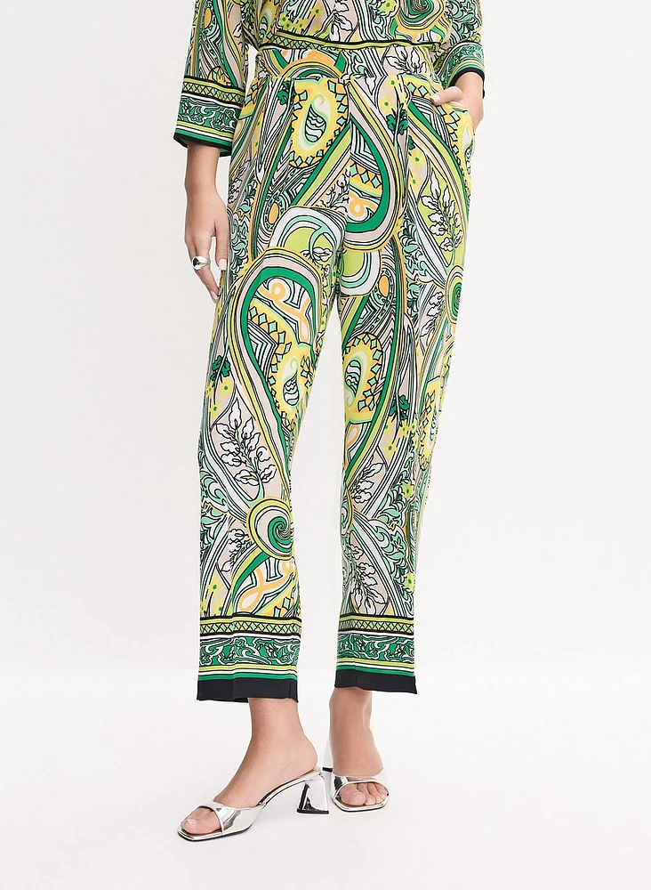 Joseph Ribkoff - Paisley Straight Leg Pants