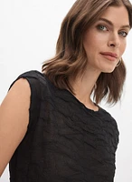 Haut en jacquard texturé