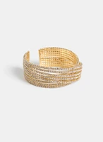 Criss-cross Cuff Bracelet