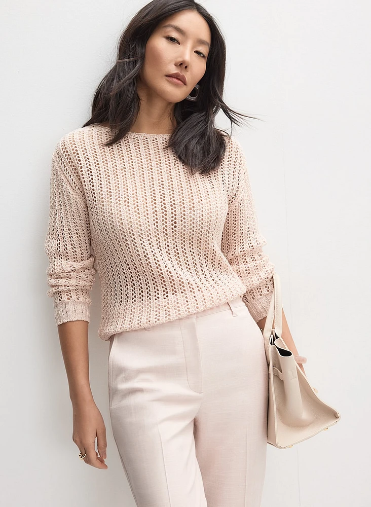 Open Knit Sweater