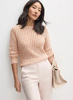 Open Knit Sweater