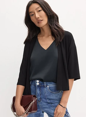 Joseph Ribkoff - Cropped Open Blazer