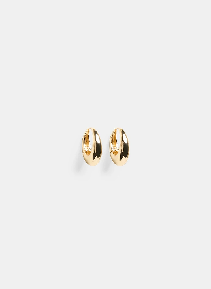 Oval Hoop Earrings