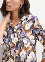 Abstract Print Blouse