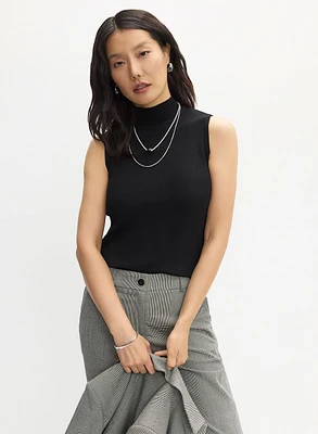 Essential Mock Neck Tank Top