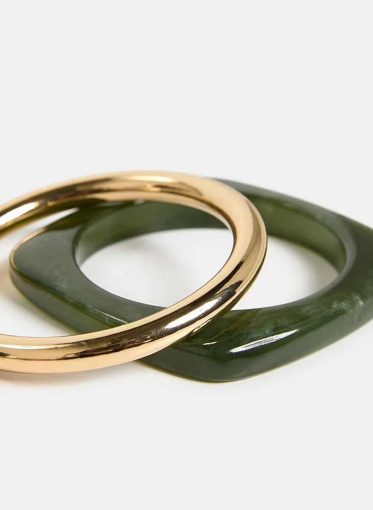 Two-Piece Bangle Set