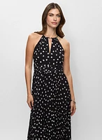 Adriana Papell- Long Halter Neck Dress