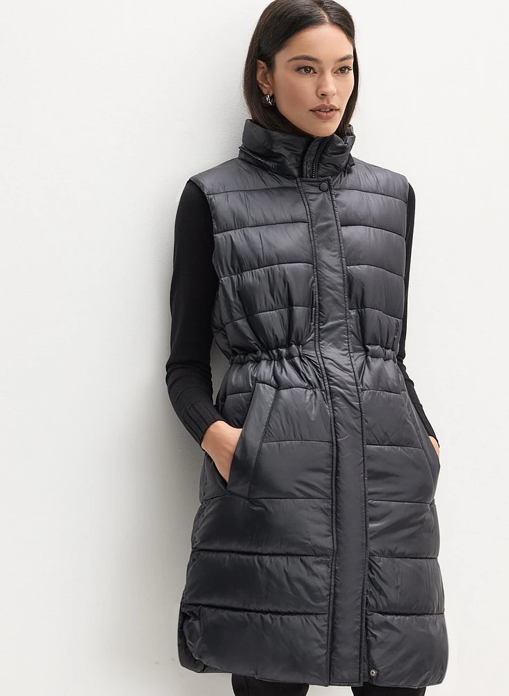 Removable Hood Puffer Vest