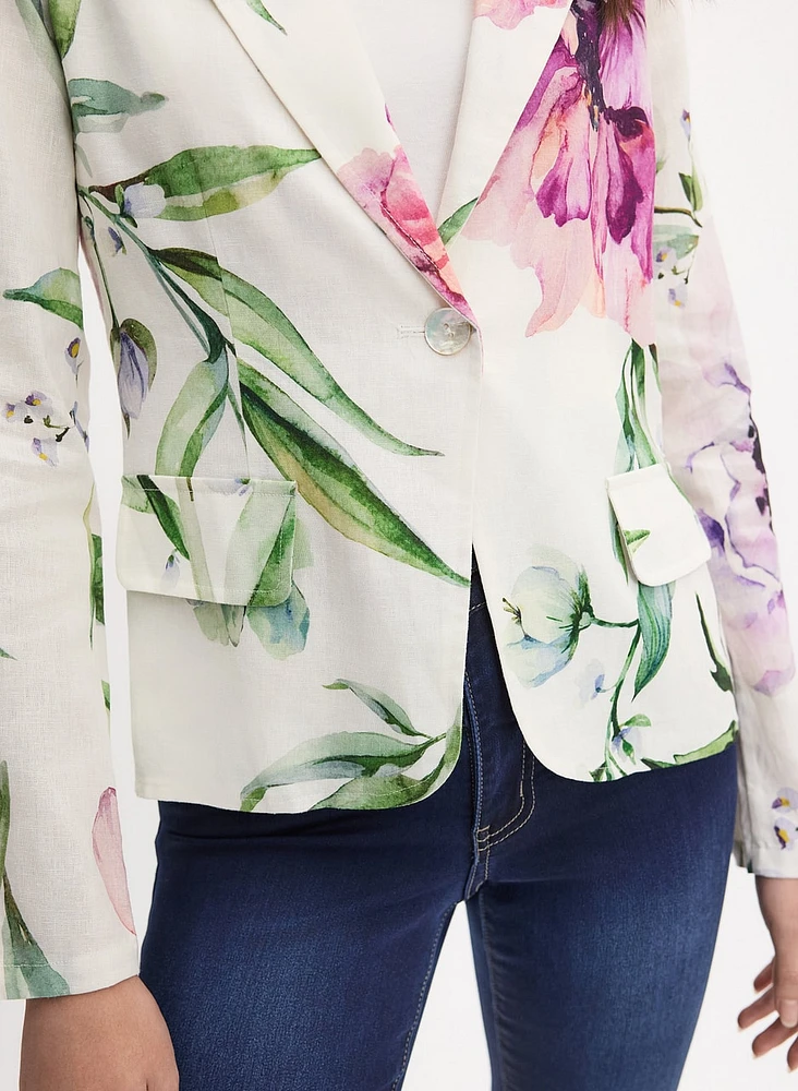 Frank Lyman - Floral Print Blazer