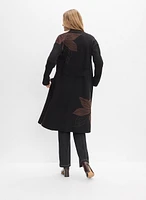 Floral Placement Print Cardigan