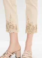 Capri à broderies et perles