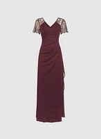 Fitted Chiffon Dress