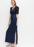 Embellished Soutache Embroidered Dress