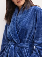 Quilt Fleece Robe