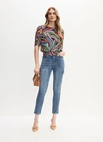 Abstract Print Top