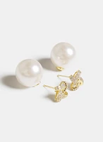 Knot Front Stud Earrings