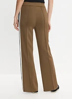 Contrast Stripe Pull-On Pants