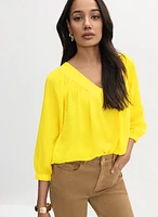 Joseph Ribkoff - Textured 3/4 Sleeve Blouse