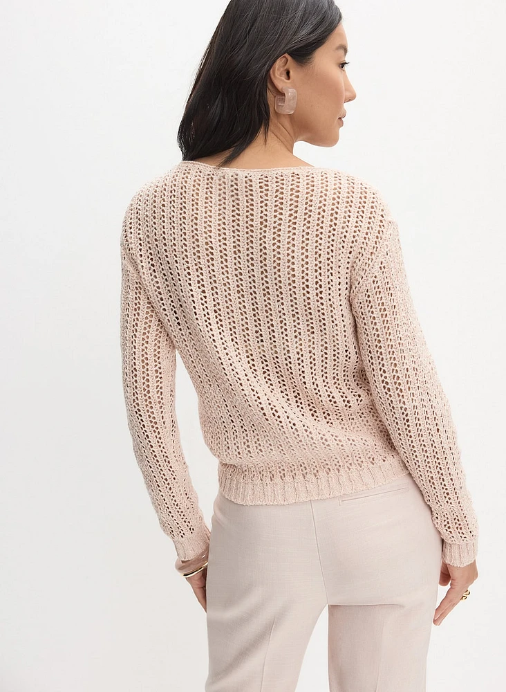 Open Knit Sweater