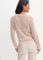 Open Knit Sweater