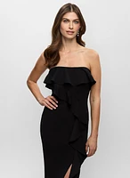 Adrianna Papell - Sleeveless Ruffled Dress