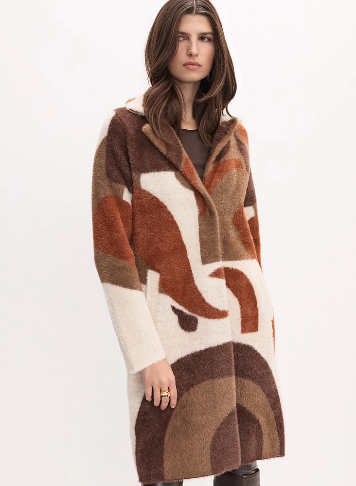 Joseph Ribkoff - Geometric Print Coatigan