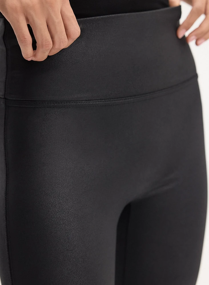 Legging mat à taille haute