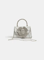 Crystal Rosette Clutch