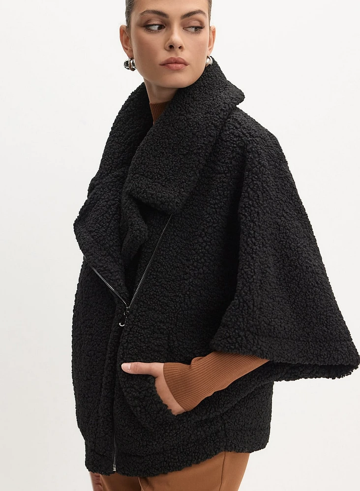 Bernardo - Sherpa Poncho Coat