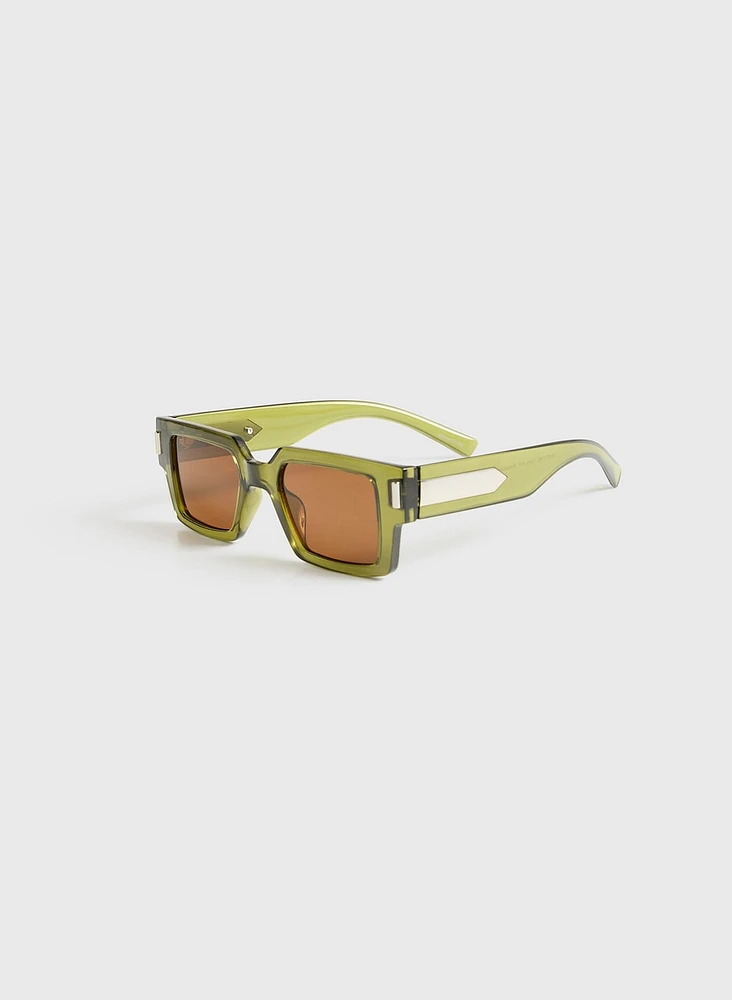 Rectangular Frame Sunglasses