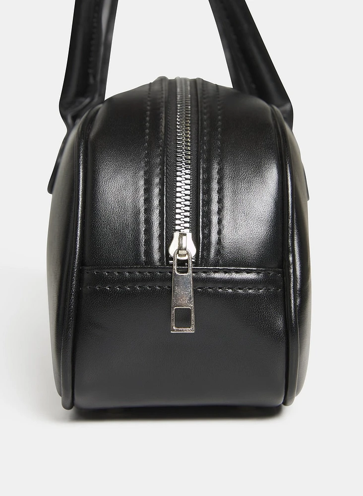 Vegan Leather Baguette Bag