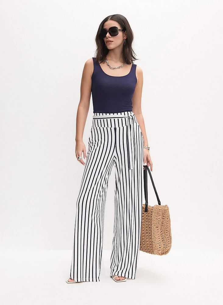 Joseph Ribkoff - Striped Wide Leg Pants