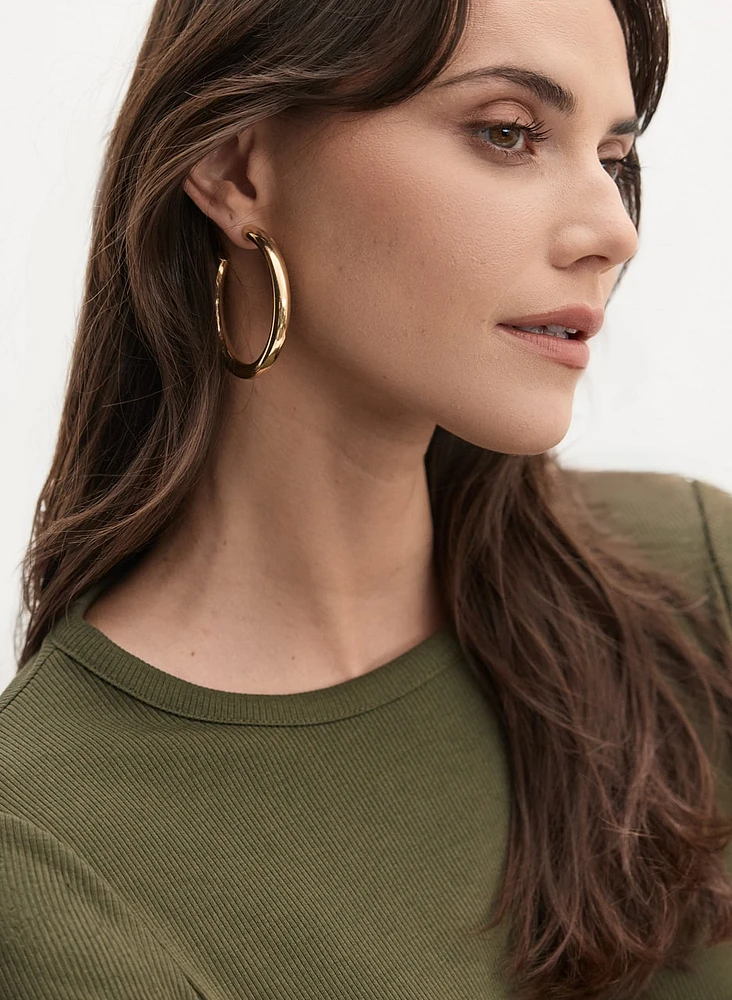 Open Hoop Earrings