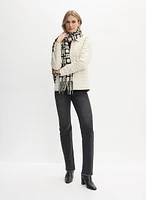 Manteau matelassé à ceinture